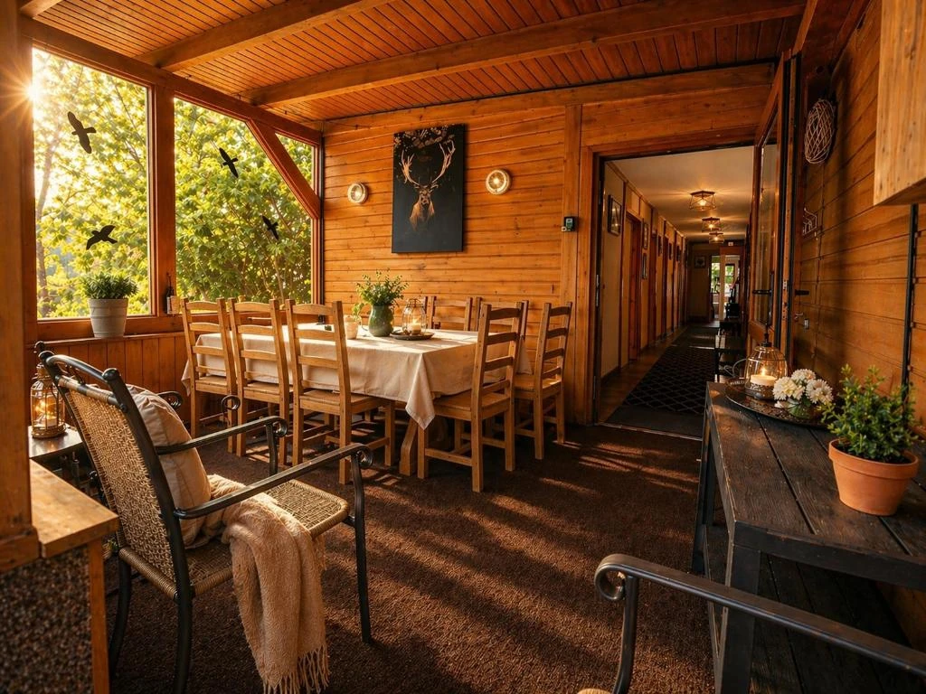 Veranda · Ferienhaus Bucheneck