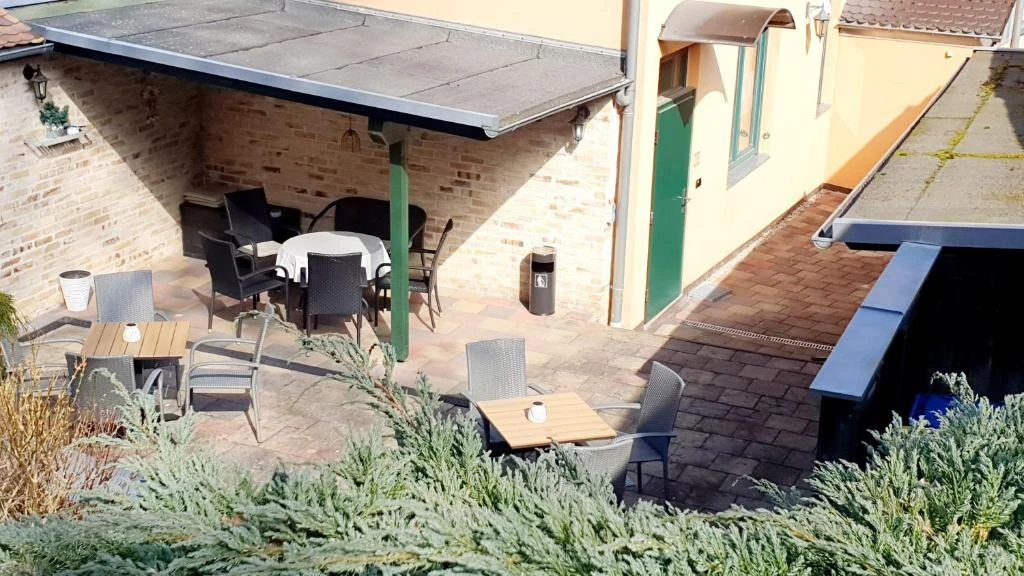 Innenhof von oben · Der grüne Fürst · Appartement 2