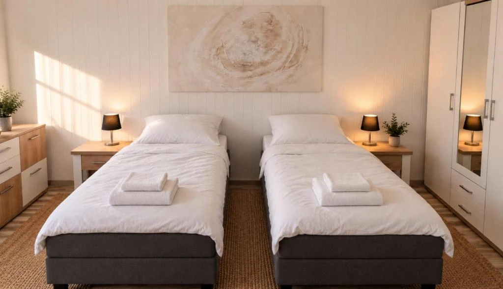 Schlafzimmer · Der grüne Fürst · Ferienwohnung 1