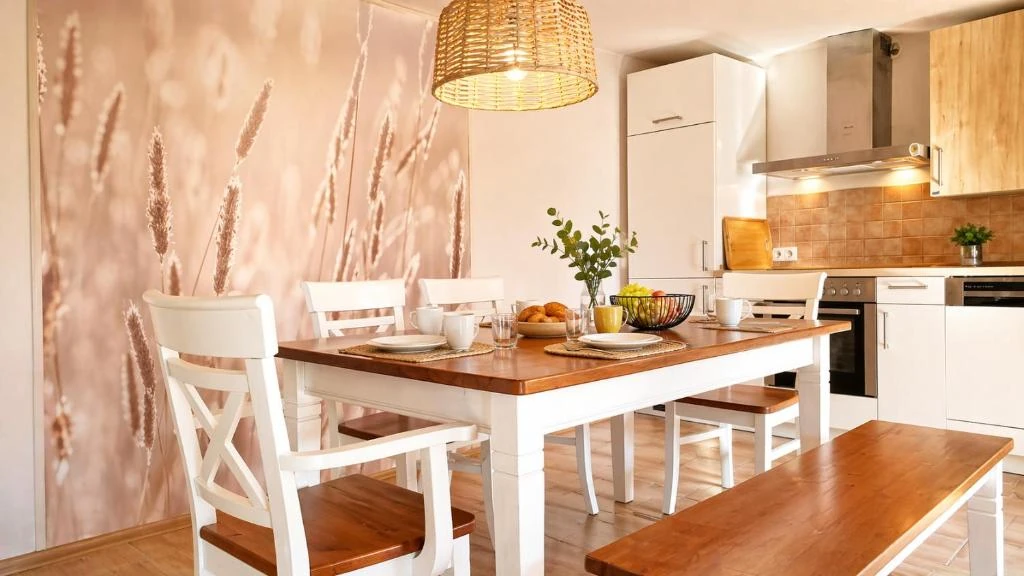 Esstisch · Der grüne Fürst · Ferienwohnung Hinterhaus