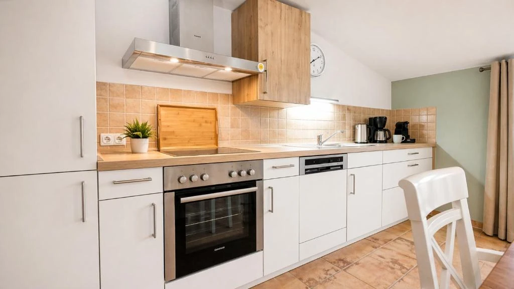 Küche · Der grüne Fürst · Ferienwohnung Hinterhaus